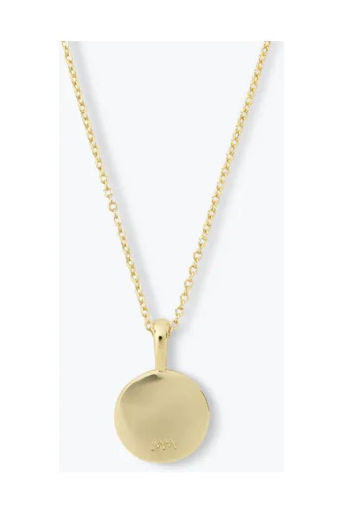 Baby Love Letter Medallion Necklace - Keepsake