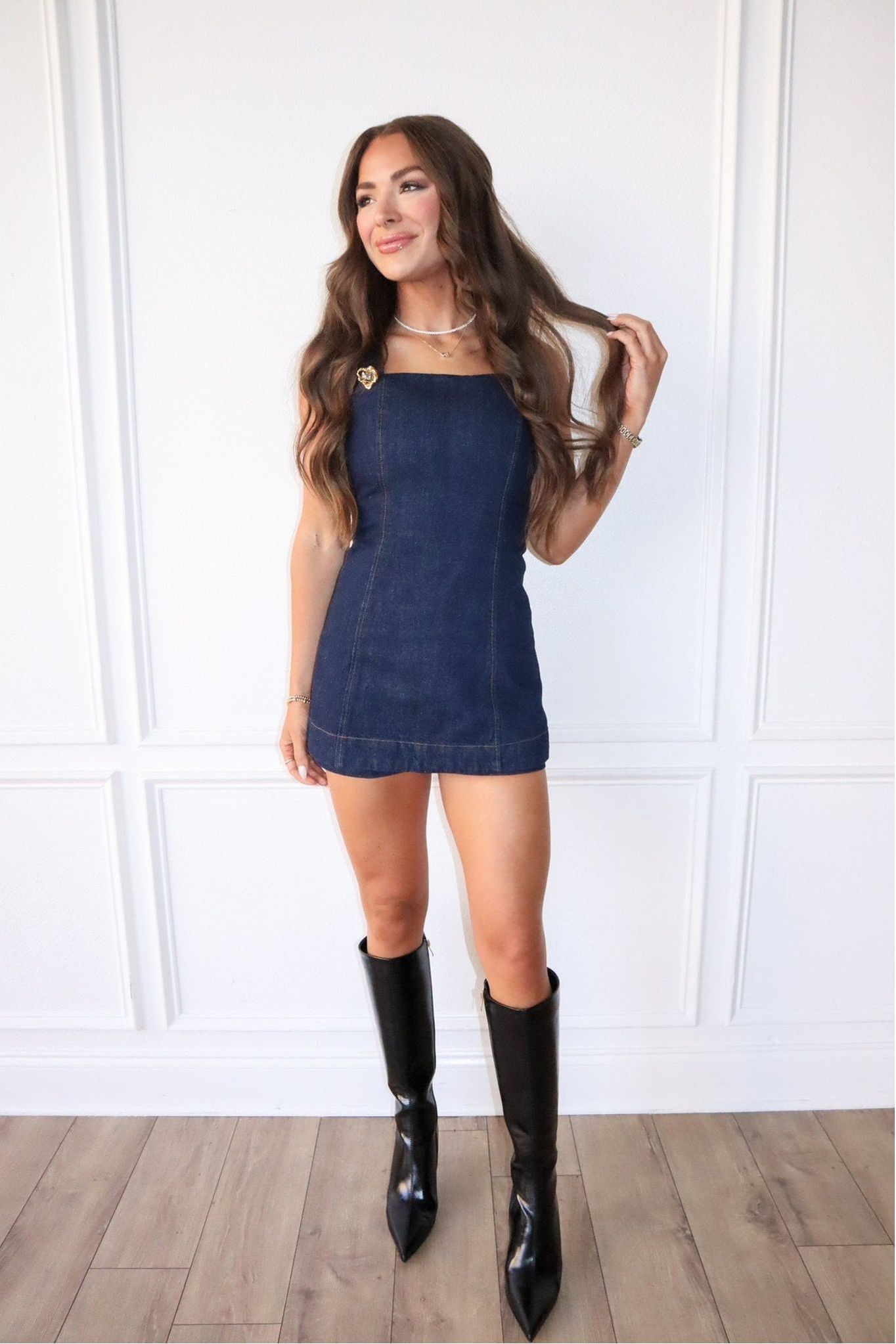 Caryl Denim Romper - Keepsake