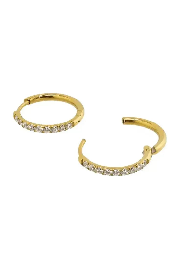Diamond Hoops 18mm - Keepsake