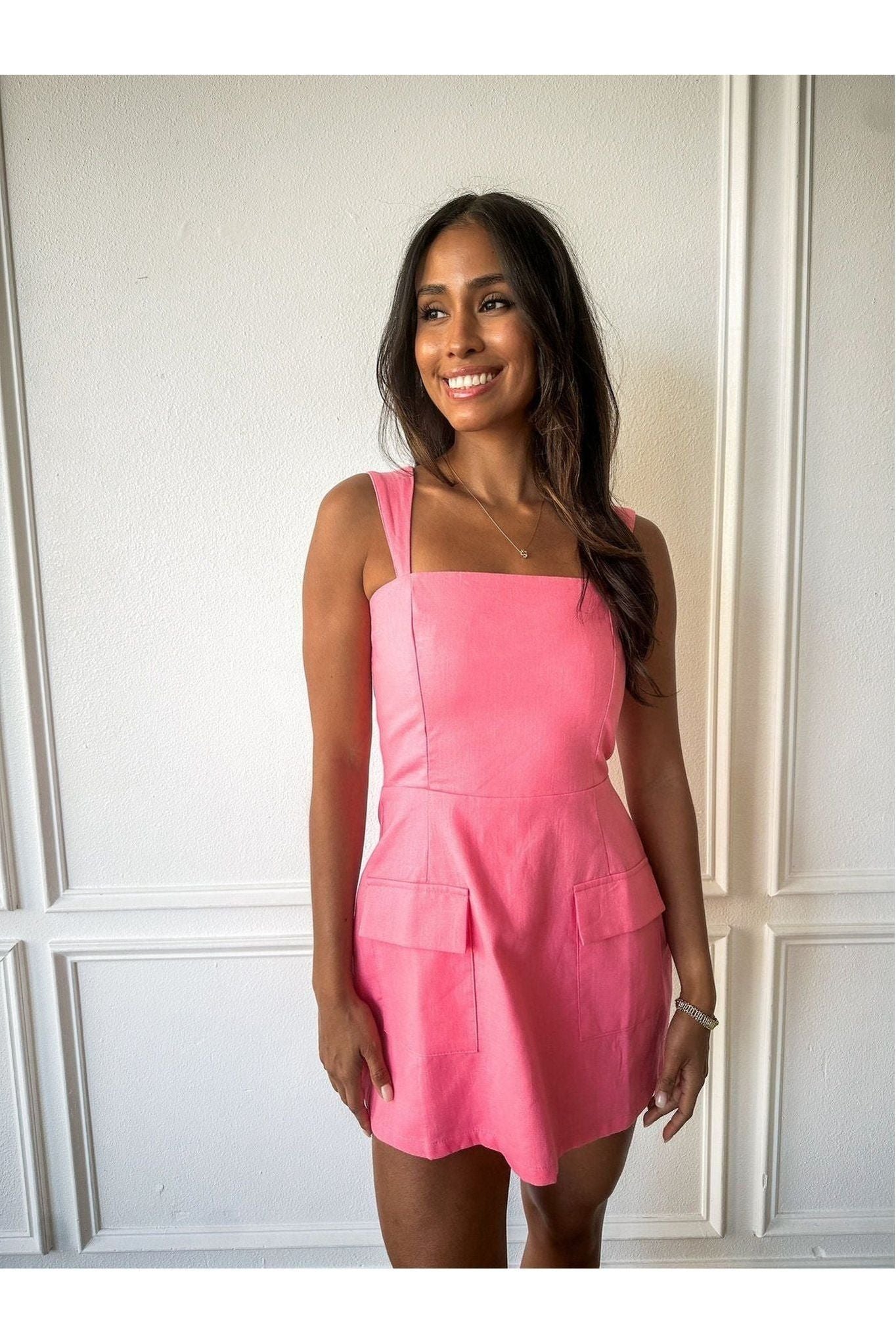 Double Take Romper - Pink - Keepsake