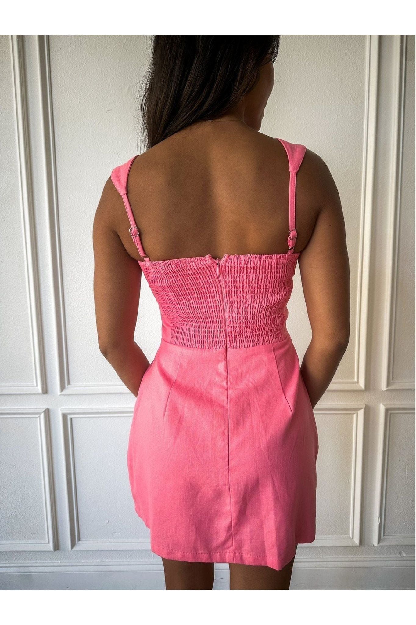 Double Take Romper - Pink - Keepsake