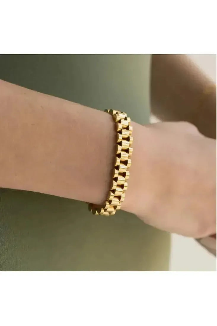 Gold Watch Band Bracelet - Keepsake