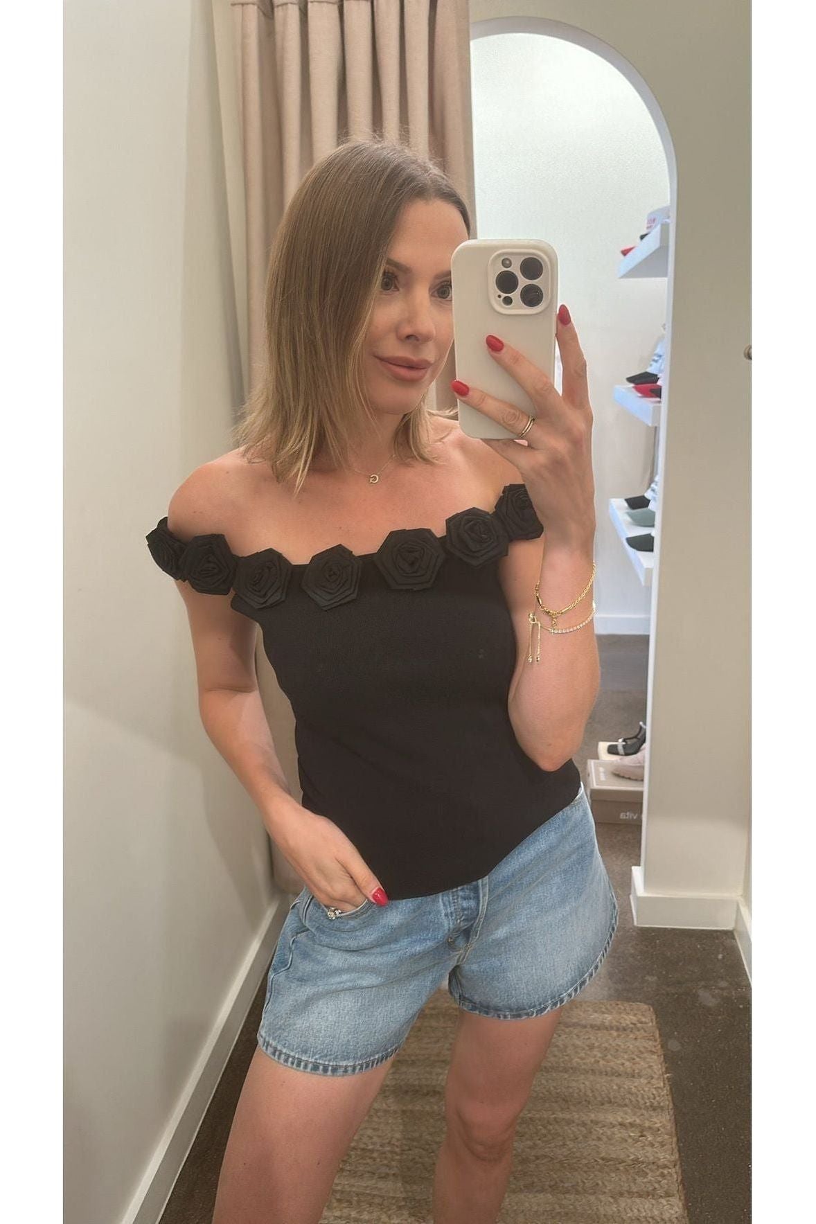 Kamila Off - the - Shoulder Top - Keepsake