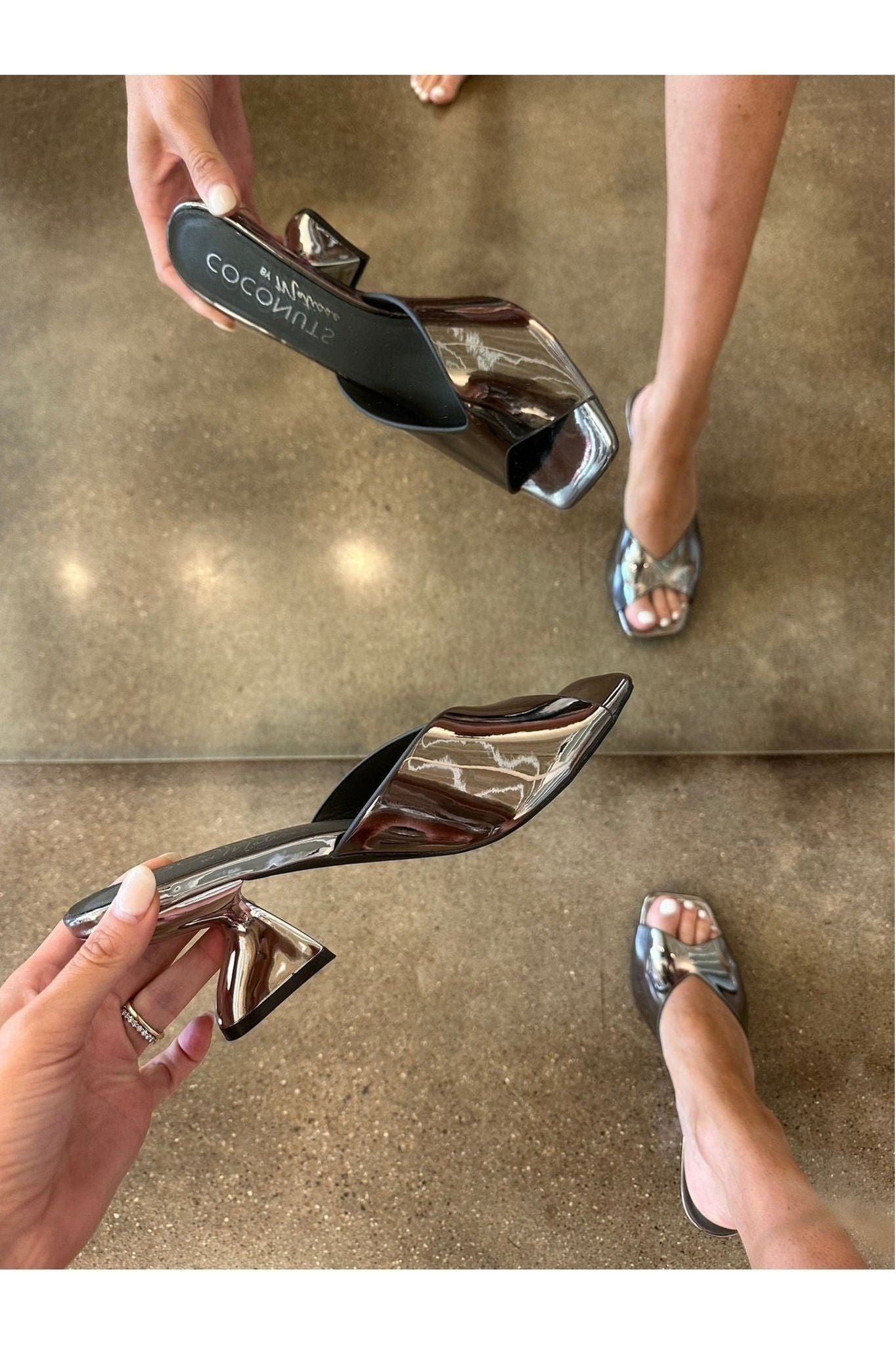 Matisse: Soiree Heel - Pewter - Keepsake