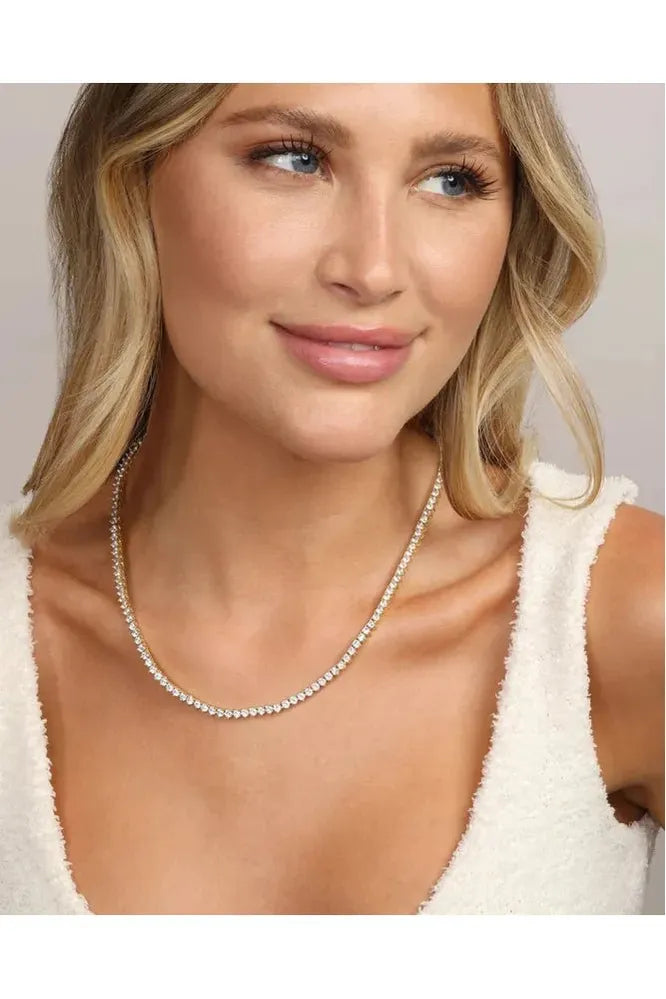 Not Your Basic Tennis Necklace - Keepsake