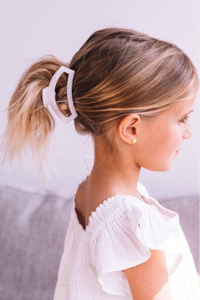 Open Hair Clip | Medium | Coconut White - Keepsake