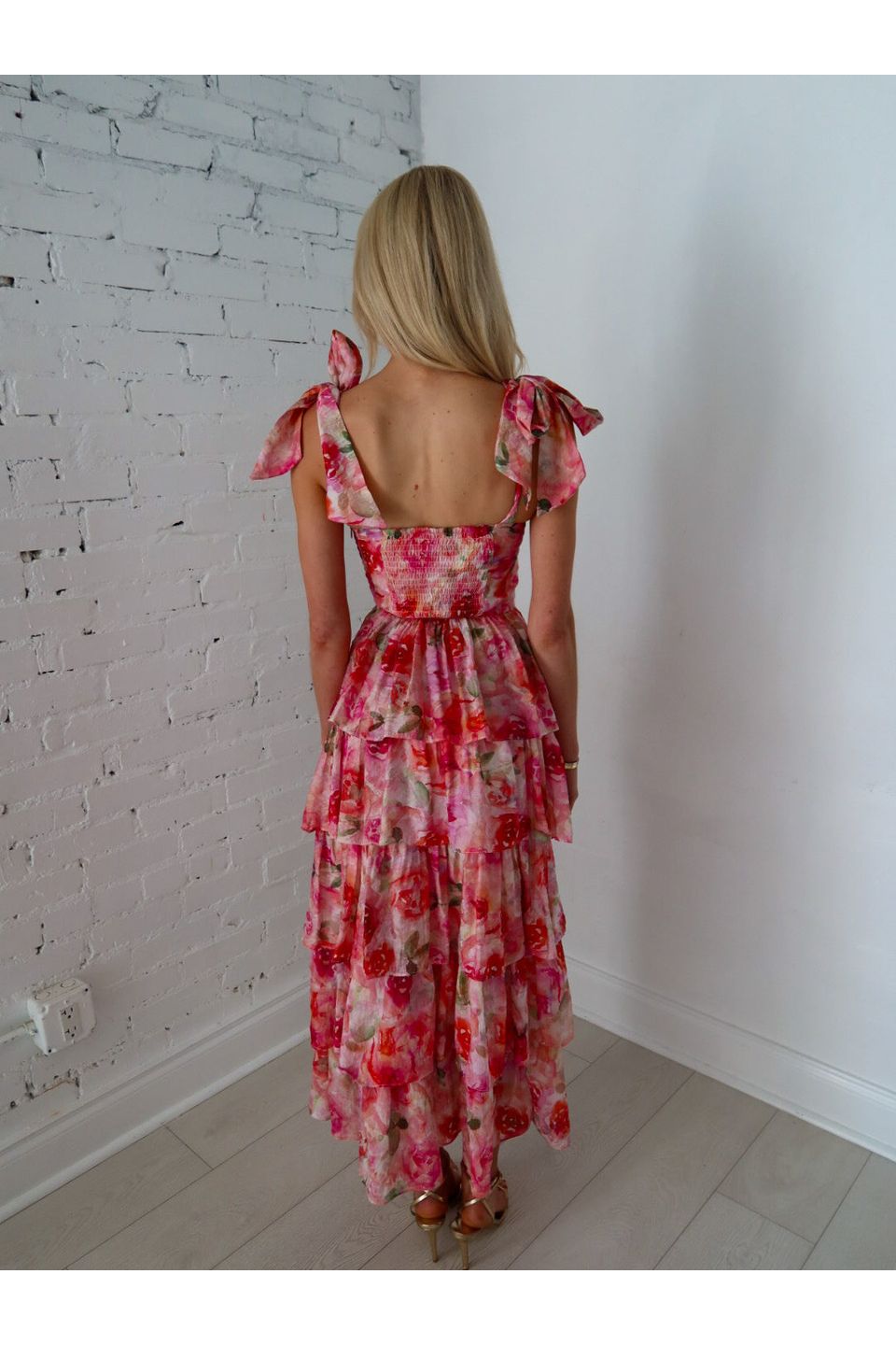 Petal Crush Tiered Midi Dress - Keepsake