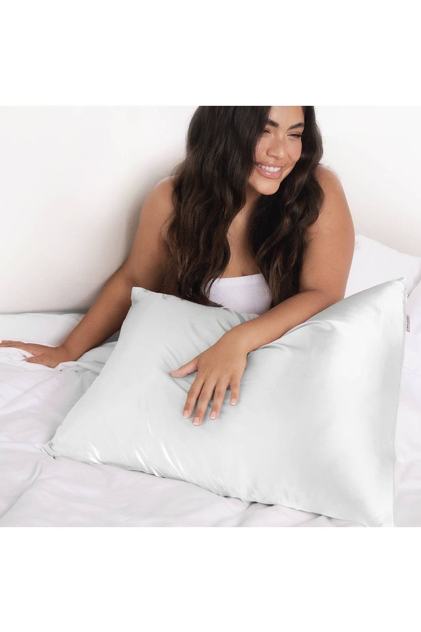 Satin King Pillowcase - Ivory - Keepsake