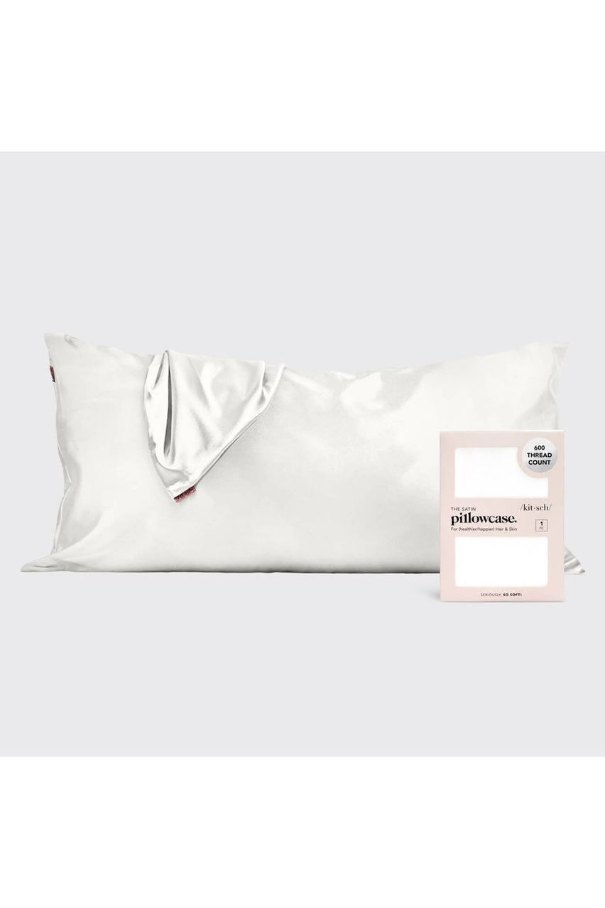 Satin King Pillowcase - Ivory - Keepsake