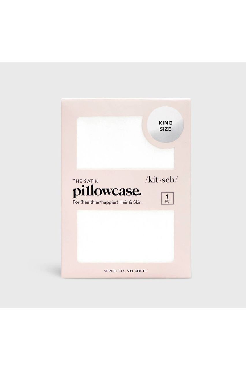 Satin King Pillowcase - Ivory - Keepsake