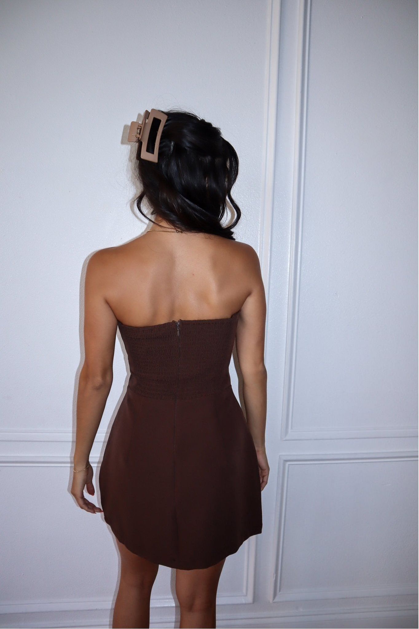 Strut In Style Romper - Brown (PREORDER) - Keepsake
