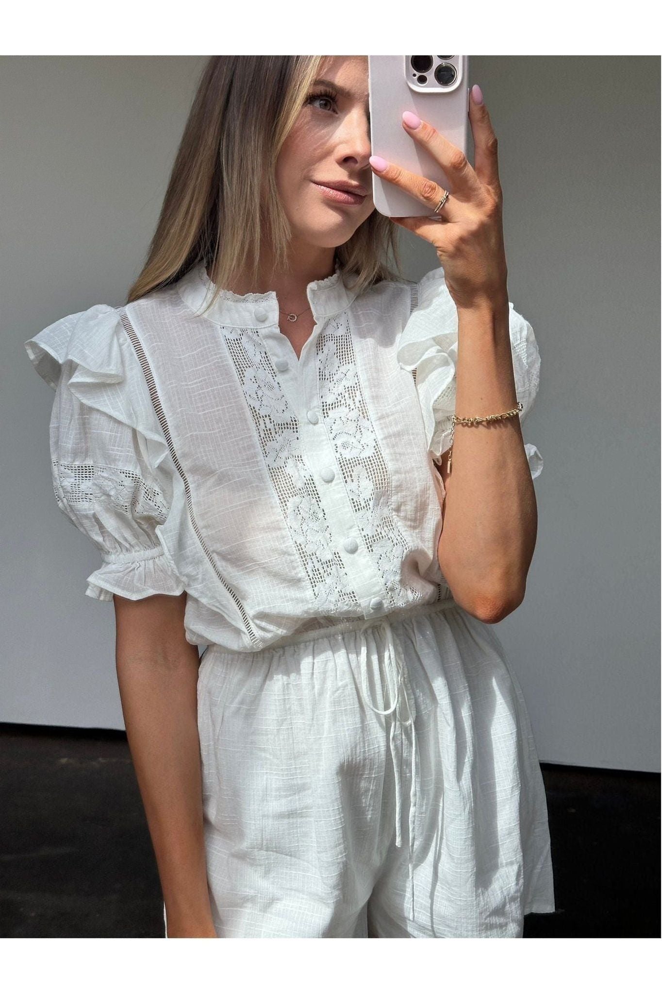 Sugarfield Lace Romper - Keepsake