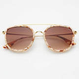 Weston Sunglasses: Pink Pearl / Brown