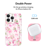 Wireless Phone Charger - Posie Pink Bow