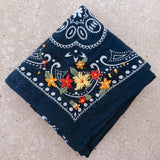 Bandana - Floral / Navy
