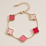 Colorful Charm Bracelet - Silver