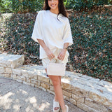 Lace Daydream Mini Shorts - Cream