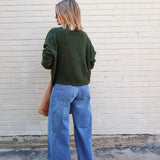 Piper Cardigan - Hunter Green