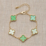 Colorful Charm Bracelet - Silver/White