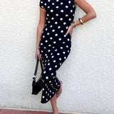 All Dotted Up Midi Dress