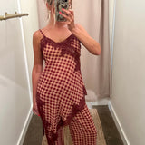 Plaid Affair Lace Set