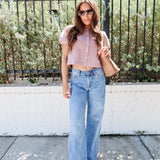 Darling Puff Knit Top - Mauve