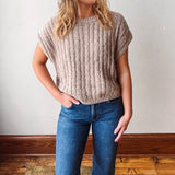 Effortless Cable Knit Sweater Tank