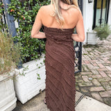 Espresso Drift Maxi Dress
