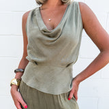 Lex Halter Wrap Top