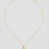 24K Gold Hammered Texas Pendant Necklace - Keepsake