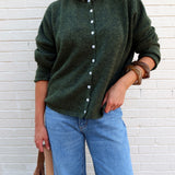 Piper Cardigan - Hunter Green