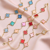Colorful Charm Bracelet - Silver/White
