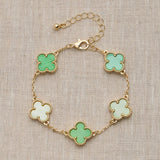 Colorful Charm Bracelet - Silver