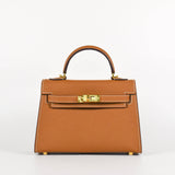 Jana Leather Satchel Bag- Royal Blue