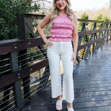 Ripple Effect Tank - Pink