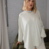 Laid Back Top - Baby Blue