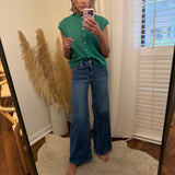Palazzo Wide Leg Jeans