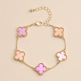 Colorful Charm Bracelet - Silver