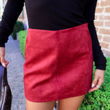 Lian Mini Suede Skirt