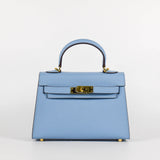 Jana Leather Satchel Bag- Red