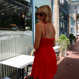 Lannie Shirred Mini Dress