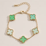 Colorful Charm Bracelet - Silver/White