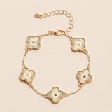 Colorful Charm Bracelet - Silver/White
