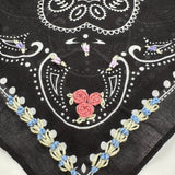 Bandana - Floral / Black