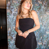 Strut In Style Romper- Black