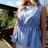 Picnic Hour Tank - Blue