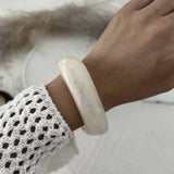 Resin Acrylic Bangle - Brown