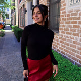 Lian Mini Suede Skirt