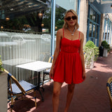 Lannie Shirred Mini Dress