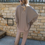 Easy Days Striped Lounge Pant- Mocha